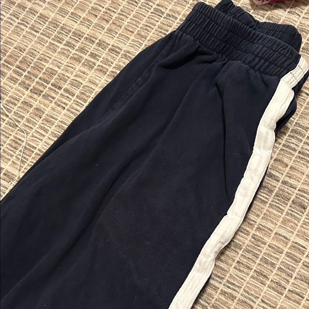 Brandy Melville navy Pants with White Trim